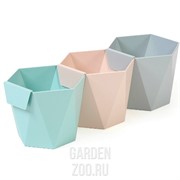 Кашпо НЕСА 105 95*12 10см мята - фото 38343