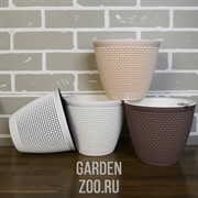 Кашпо Ротанг 3л мокко - фото 38497