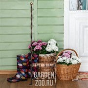 Стойка для чистки садовой обуви металл высота 102см 62-003 - фото 38903