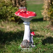 Фигура Гриб мухомор с ежиками - фото 39181