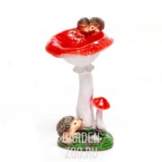 Фигура Гриб мухомор с ежиками - фото 39182