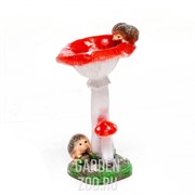Фигура Гриб мухомор с ежиками - фото 39184