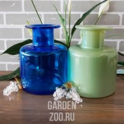 Ваза бутылка 2741 лазурь - фото 39333