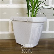 Горшок ТЕРРА настенный 15*11,5 1л мраморный - фото 39542