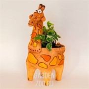 Кашпо ЖИРАФ пятнистый 17*10*25см - фото 39723