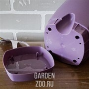 Горшок Амстердам 25см 8л с прикорн.поливом морозная слива - фото 39797