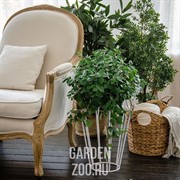 Подставка для цветов напольная Лофт высота 50см кованая 66-402 - фото 39905