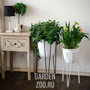 Подставка для цветов металл напольная Лофт высота 61см 66-407 - фото 39912