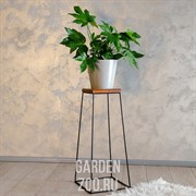 Подставка для цветов металл и дерево Лофт 66-414 - фото 39930