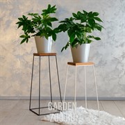 Подставка для цветов металл и дерево Лофт 66-414 - фото 39931