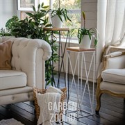 Подставка напольная для цветов металл с деревом Лофт 66-417 - фото 39938 Подставка напольная для цветов металл с деревом Лофт 66-417 - фото 39938