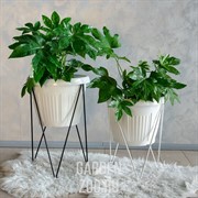 Подставка для цветов напольная кованая Лофт высота 49см 66-434 - фото 39954