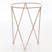 Подставка для цветов напольная кованая Лофт высота 49см 66-434 - фото 39955