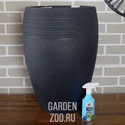 Кашпо Шварц-Гранит высокое 49*67см 26л гранит - фото 40010
