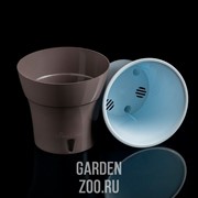 Горшок ДАЛИ 0,6л шаде-белый - фото 40096