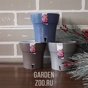 Горшок ДАЛИ 0,6л шаде-белый - фото 40099