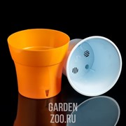 Горшок ДАЛИ 0,6л карамель-белый - фото 40103