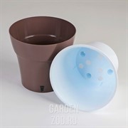 Горшок ДАЛИ 1,2л шаде-белый - фото 40108