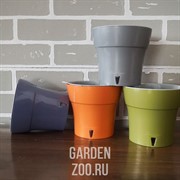 Горшок ДАЛИ 1,2л дымчатый синий-серый - фото 40118