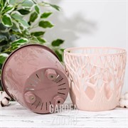 Кашпо Форест 3,5л пудровый-мокко - фото 40256