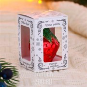 Украшение ёлочное Клубничка 6см - фото 40316
