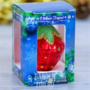 Украшение ёлочное Клубничка 6см - фото 40318