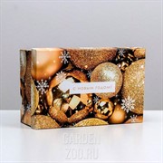 Коробка С новым годом 24х15,5х9,5см - фото 40359