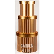 Набор коробок круг глянцевый 20*17,2-17,5*14,6-14*12,6 3шт - фото 40384