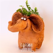 Кашпо Слон 17*16*18см 0,6л - фото 40529