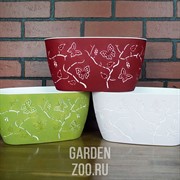 Кашпо Дуня 16*29,5 15 3,6л оливковый - фото 40689