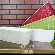 Кашпо Дуня 16х47 15 7,1л бежевый - фото 40691