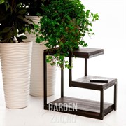 Стол журнальный квадратный Лофт металл и дерево высота 53см 66-104 - фото 40887 Стол журнальный квадратный Лофт металл и дерево высота 53см 66-104 - фото 40887