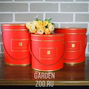 Коробка Шарлиз 22,5*22,5 см красный - фото 40912