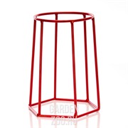 Подставка Лофт красная кованая на подоконник 66-600-Red - фото 40945