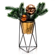 Подставка Лофт кованая на подоконник черная 66-603-B - фото 40948