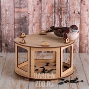 Кормушка для птиц Беседка сборная - фото 40982
