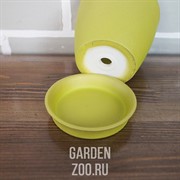 Горшок ВИКТОРИЯ 10см глянец яблоко - фото 41114