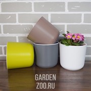 Горшок Лион 1,9л фисташково-белый с вкладышем - фото 41172