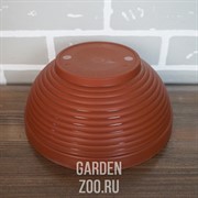 Миска Парма 22,5 2,7л коричневая - фото 41190