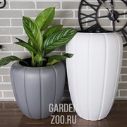 Кашпо Гаджа среднее 40*60см белый - фото 41206