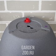 Кашпо Стони Грей 30см 8л серый камень - фото 41215