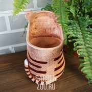 Кашпо Тигр с сердцем 1л - фото 41482