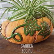 Кашпо Тыква большая 12см 3,5л - фото 41484