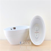 Кашпо Калипсо 3,3л белый-белый - фото 41788