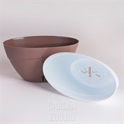 Кашпо Калипсо 3,3л шаде-белый - фото 41792