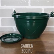 Горшок ЛИЛИЯ подвесная 2,5л зеленый - фото 41798