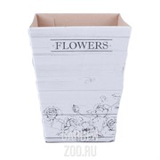 Плайм пакет для цветов 220*175/125 Белое дерево - фото 41836