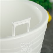 Кашпо Валенсия 2л белый - фото 41903