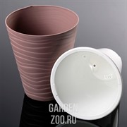 Кашпо Валенсия 2,8л мокко - фото 41906