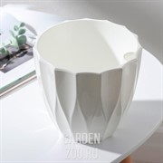 Кашпо Флюте 1,9л белый - фото 41913